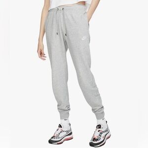 NIKE Sportswear Essential Womens Slim Jogger Sweatpants Gray XS